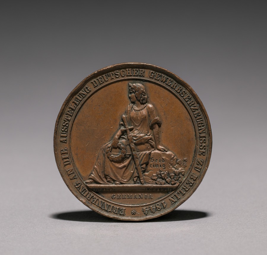 Medal Commemorating the Exhibition of Textiles, Berlin, 1844 (obverse)