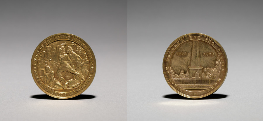 Medal: In Commemoration of the Battle and Massacre of Wyoming, 3 July 1778