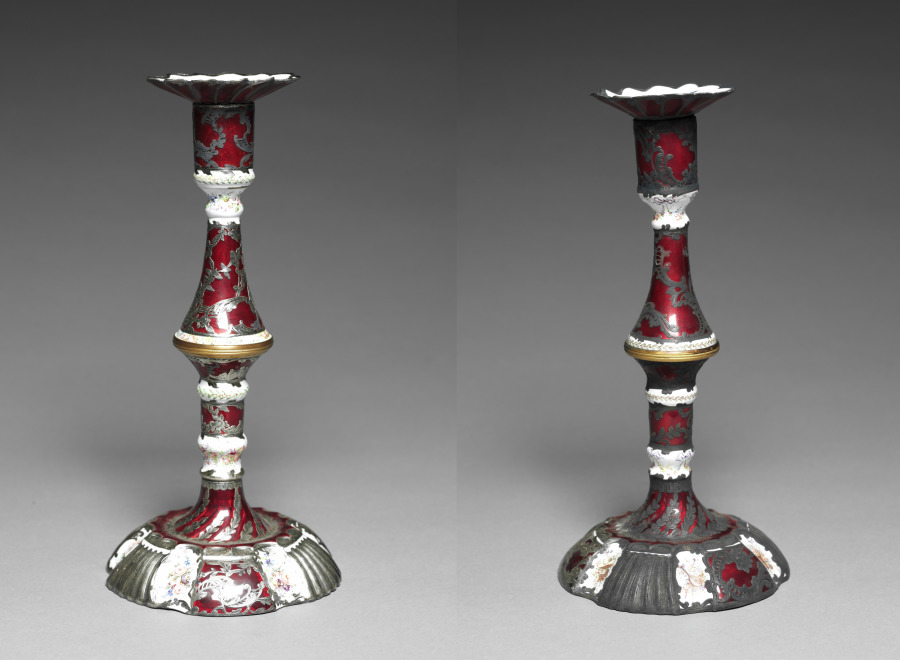 Pair of Candlesticks by an unrecorded maker, The Cleveland Museum of Art