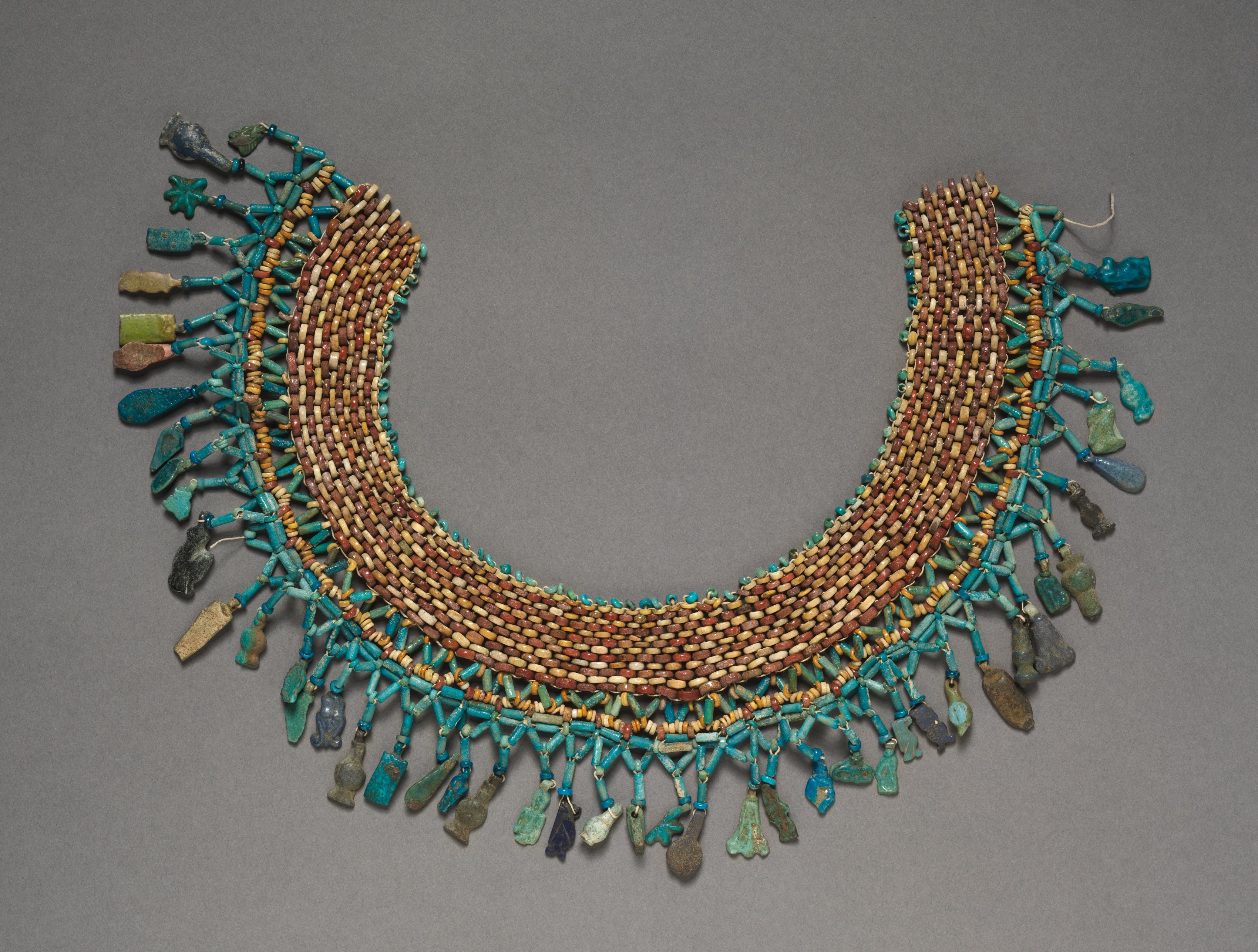 Hand-coiled Egyptian Style Collar Necklace – Eclectically Simple
