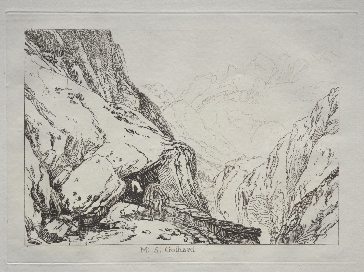Liber Studiorum:  Mt. St. Gothard