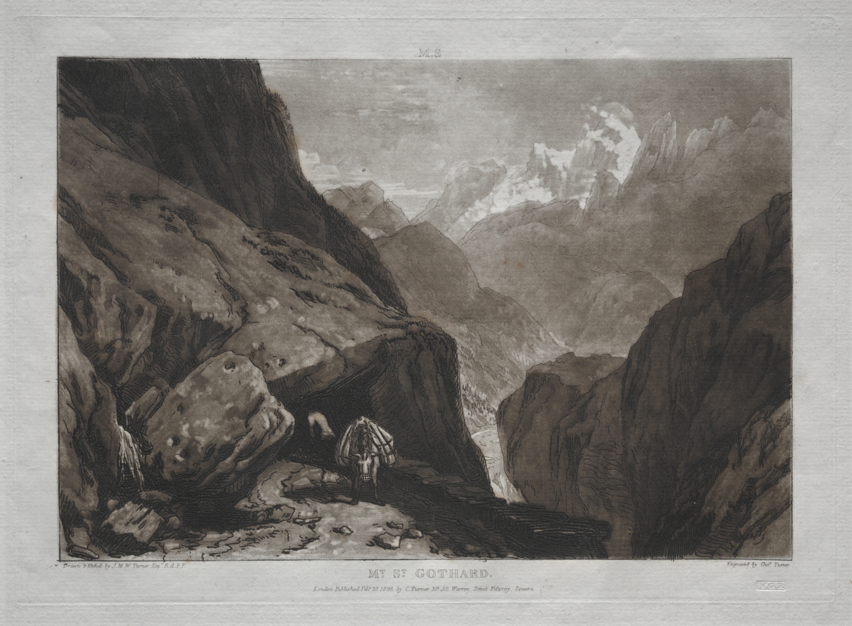Liber Studiorum:  Mt. St. Gothard