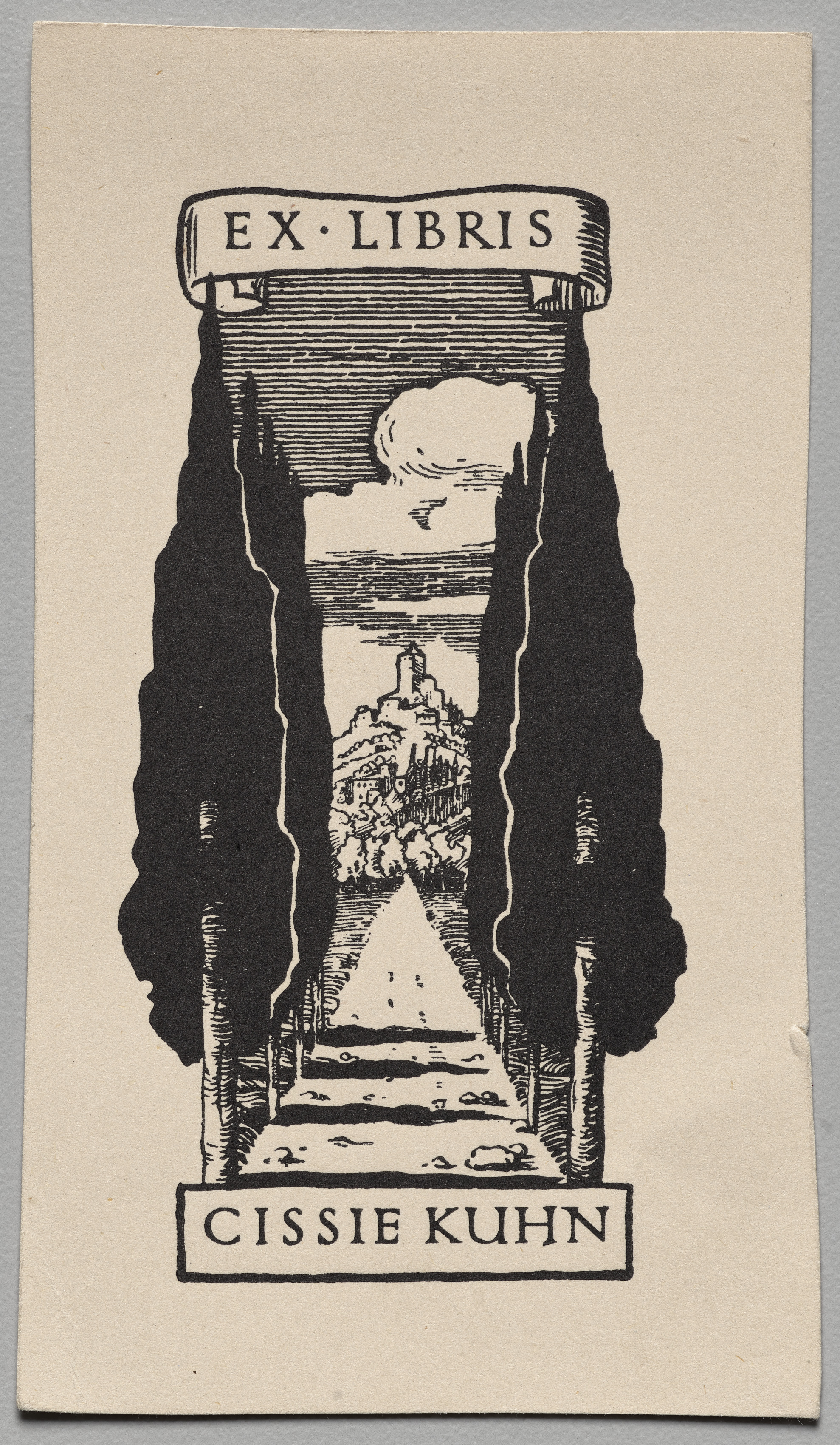 Unknown artist, Bookplate: Cissie Kuhn
