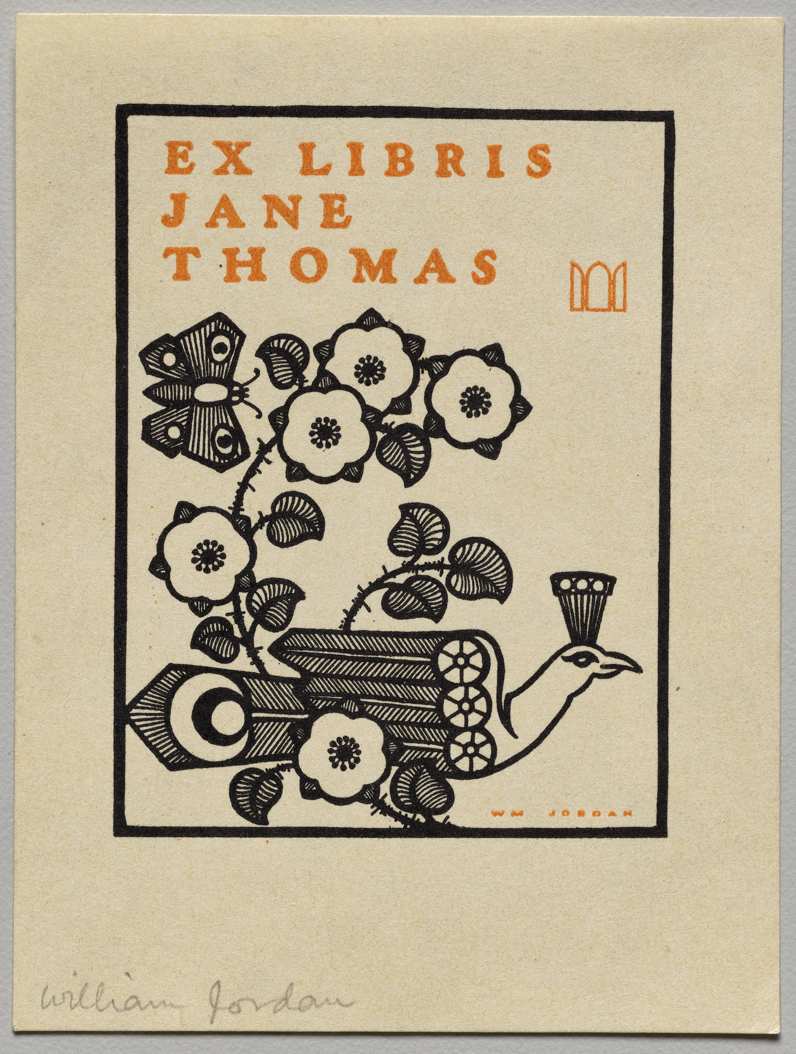 Bookplate: Jane Thomas