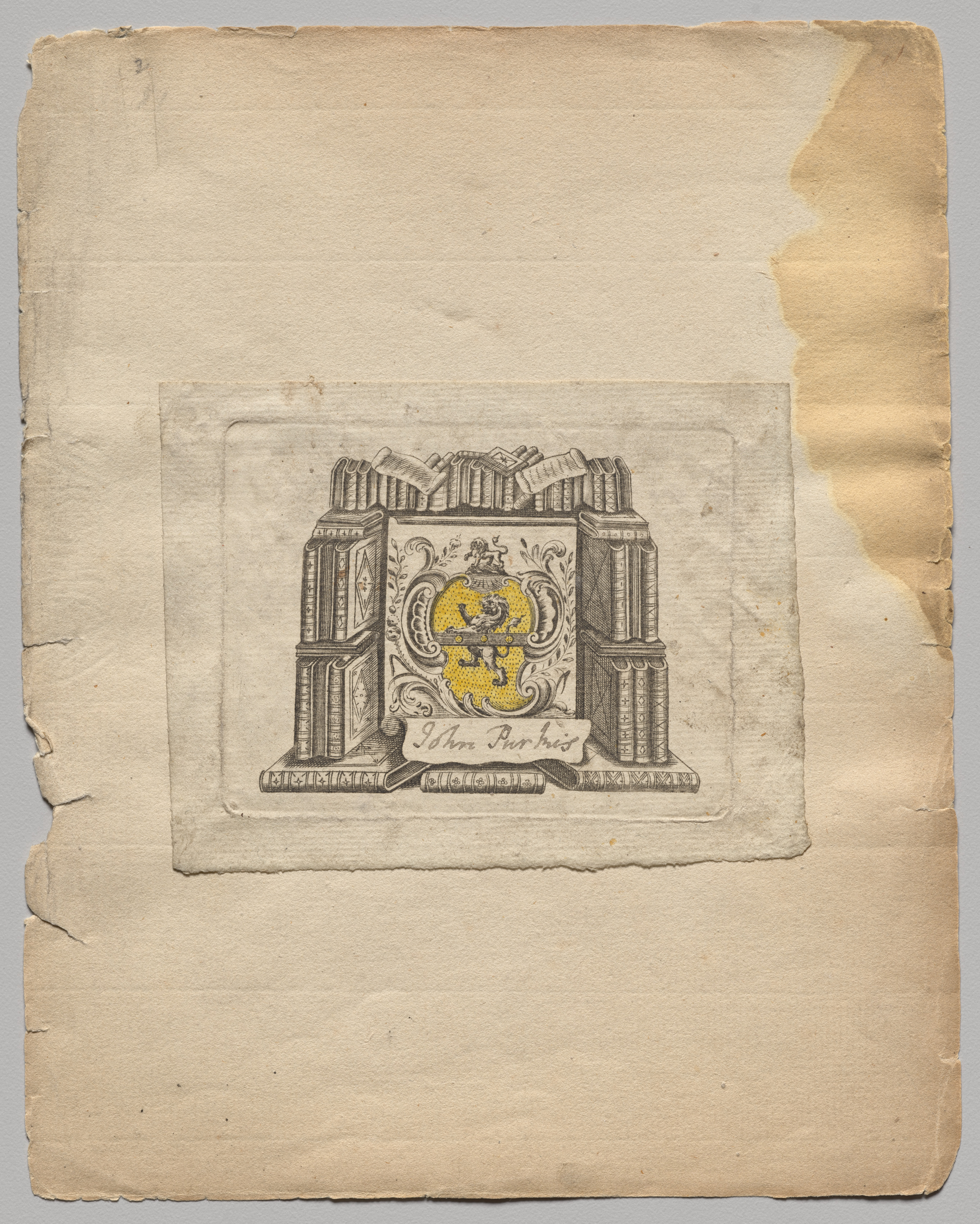 Bookplate: John Purvis