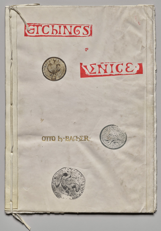 Etchings of Venice: Cover and Title Page
