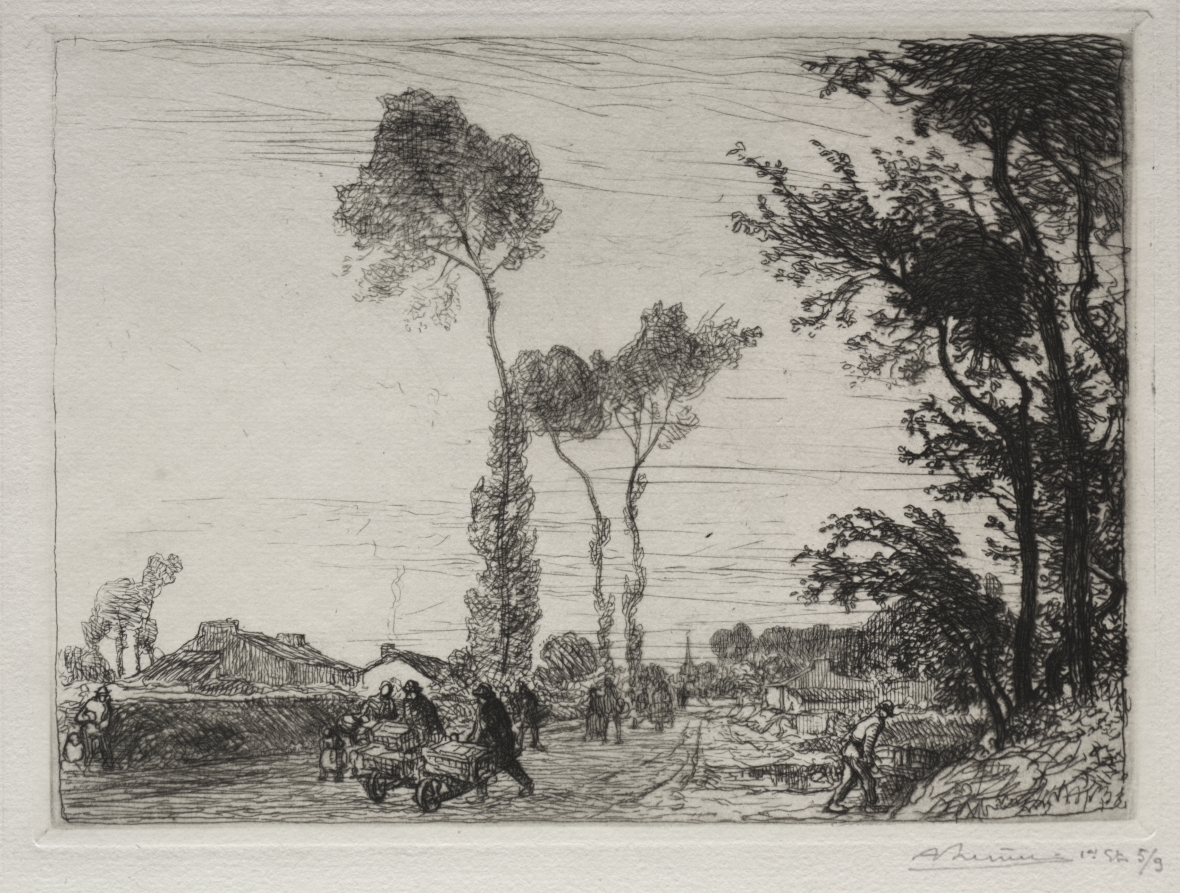 Retour du Marché de St. Jean-de-Mont