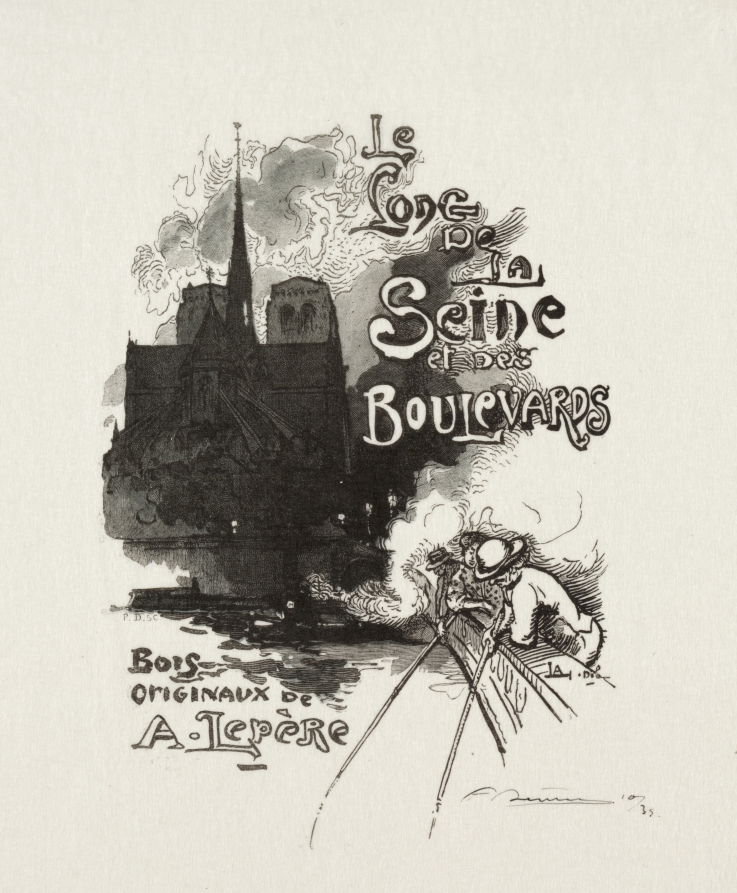 Frontispiece:  Le long de la Seine et des Boulevards