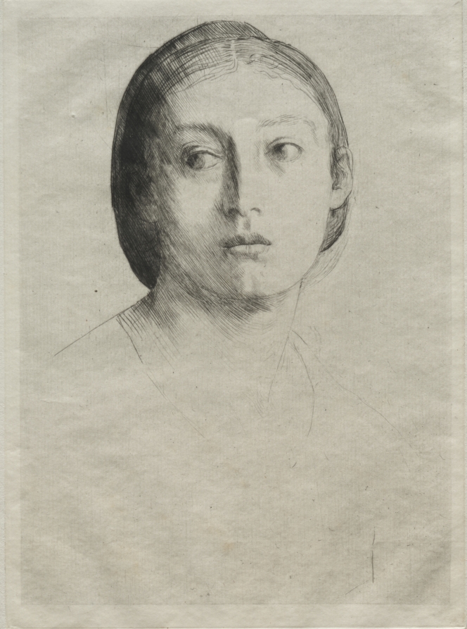 Head of a Young Girl