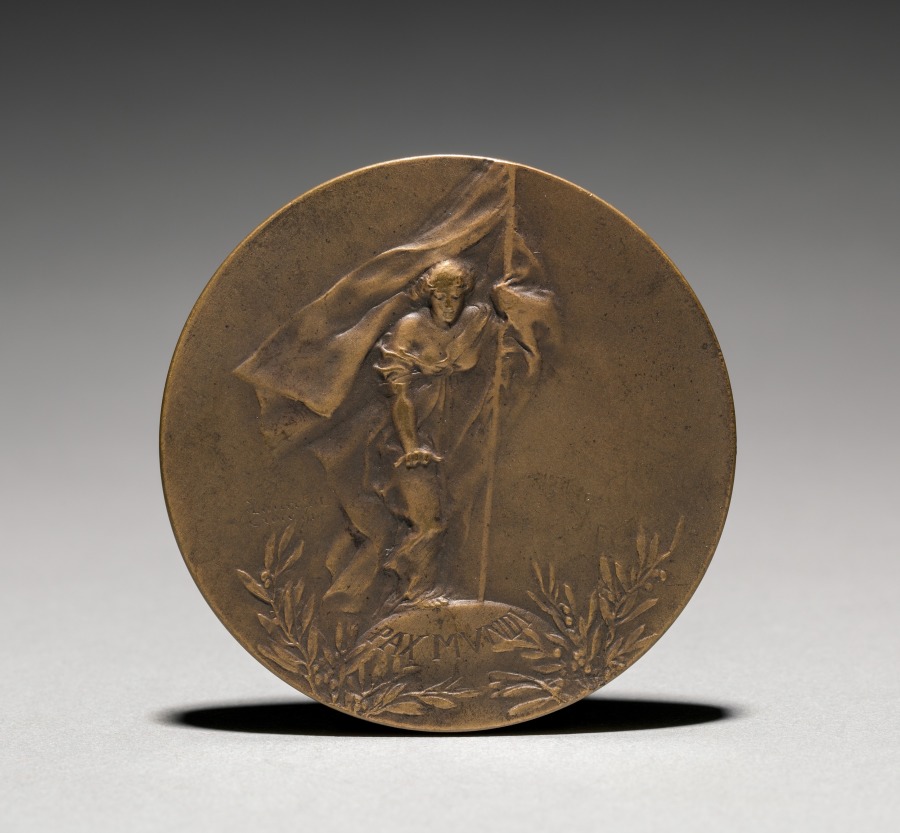 Medallion (obverse) by Marcelle Renée Lancelot-Croce, The Cleveland Museum of Art