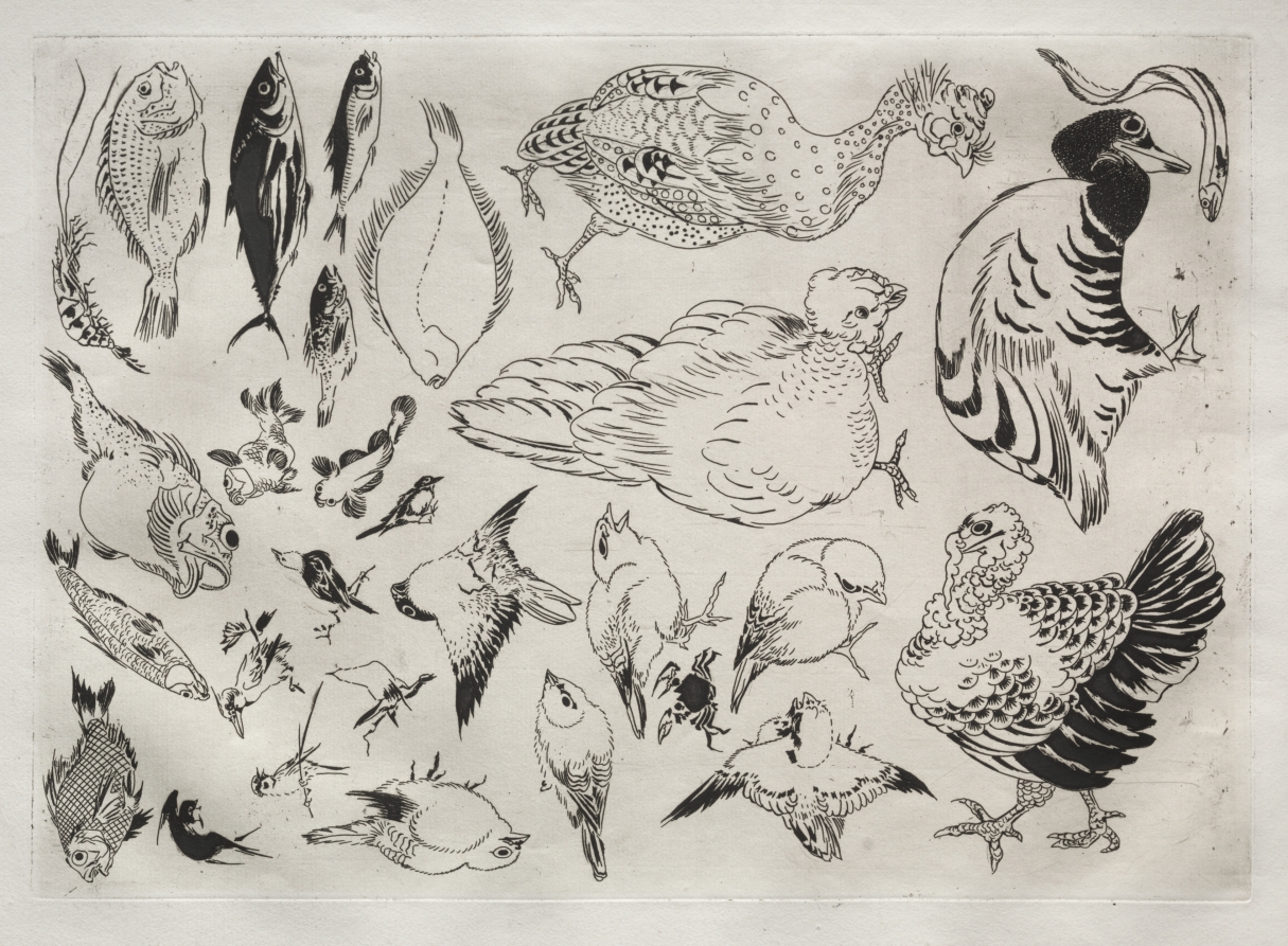 Dinner Service (Rousseau service): Ducks, fish, etc. (no. 12)