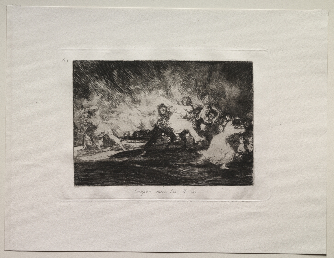 The Horrors of War:  They Escape Through the Flames