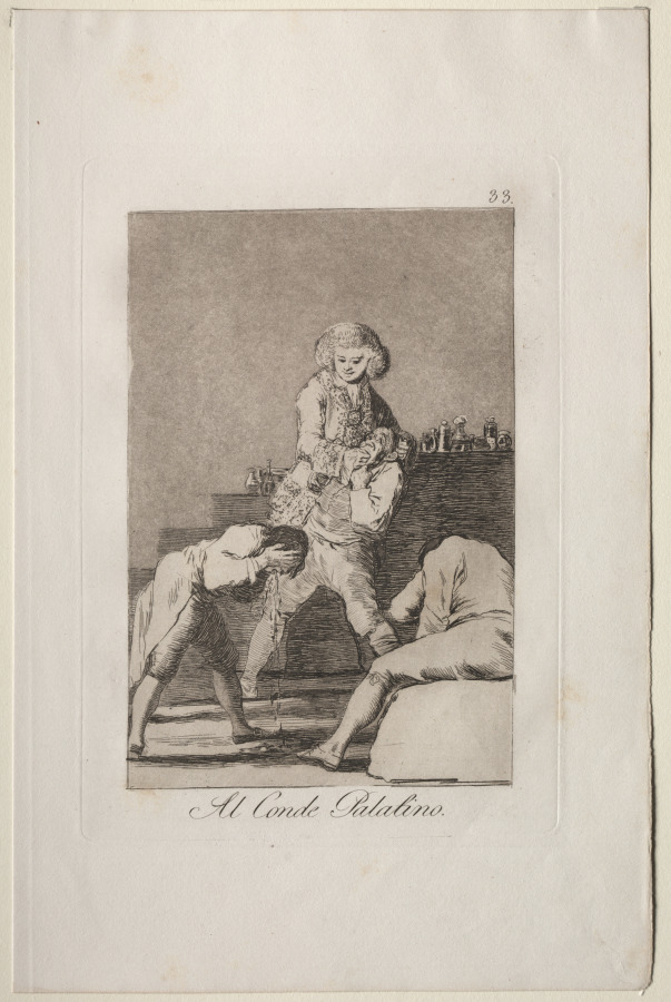 To the Count Palatine, Plate 33