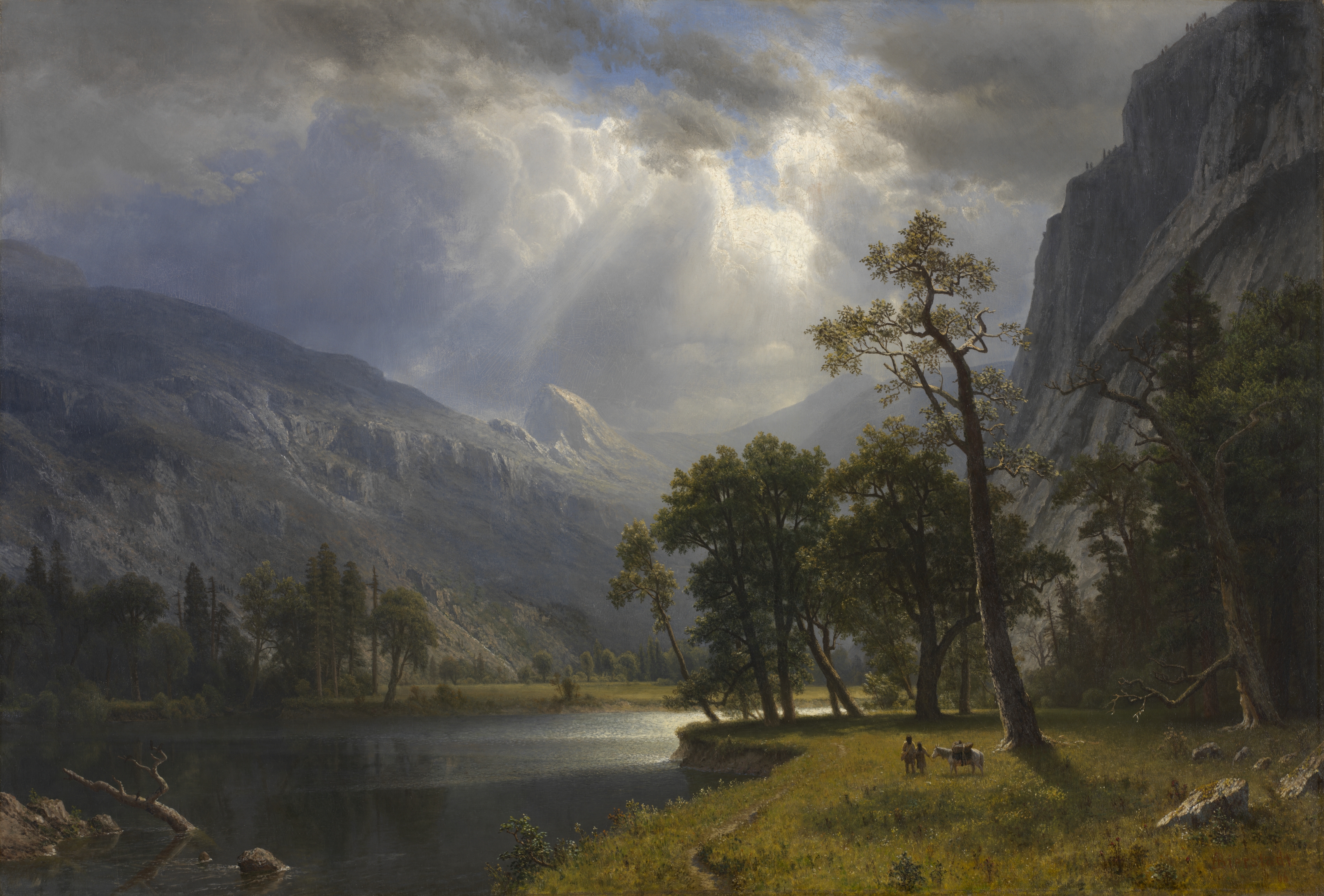 ビエルスター作　ヨセミテの谷 Valley of the Yosemite - Wikipedia