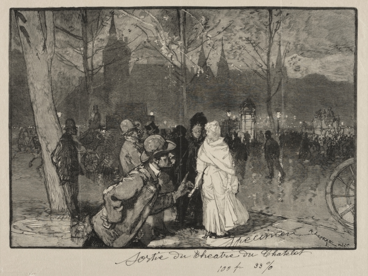 Sortie du Théâtre du Chatelet