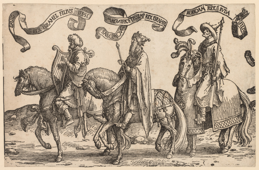 The Twelve Kings of Israel:  David, Solomon, Rehoboam