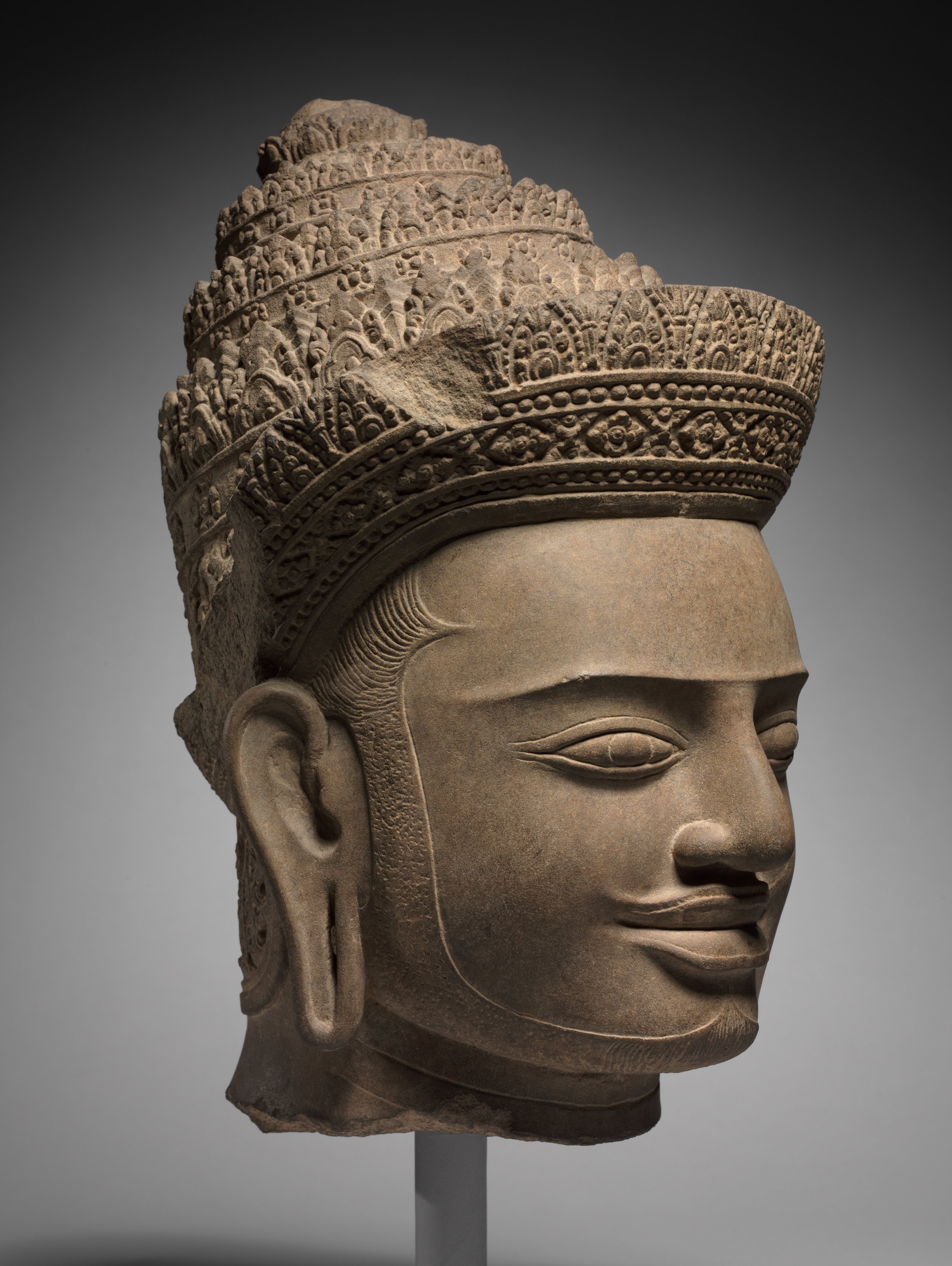 Head of a Deity or a Deified King | Cleveland Museum of Art