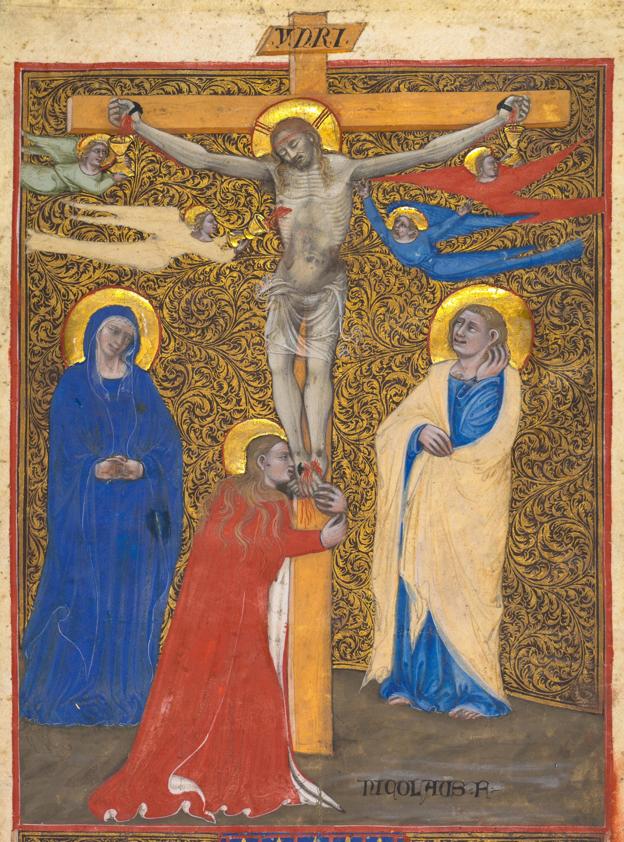 Single Leaf from a Missal: The Crucifixion | Cleveland Museum of Art