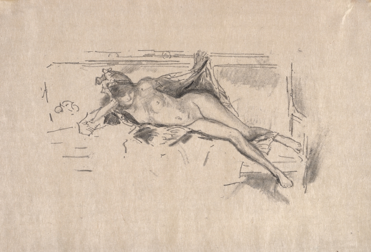 Nude Model Reclining