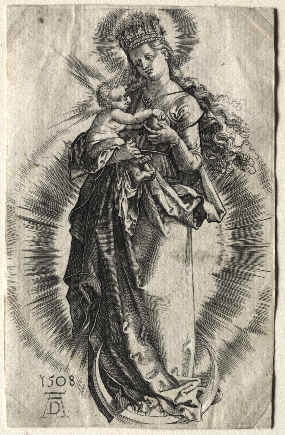 Virgin on a Crescent with a Starry Crown