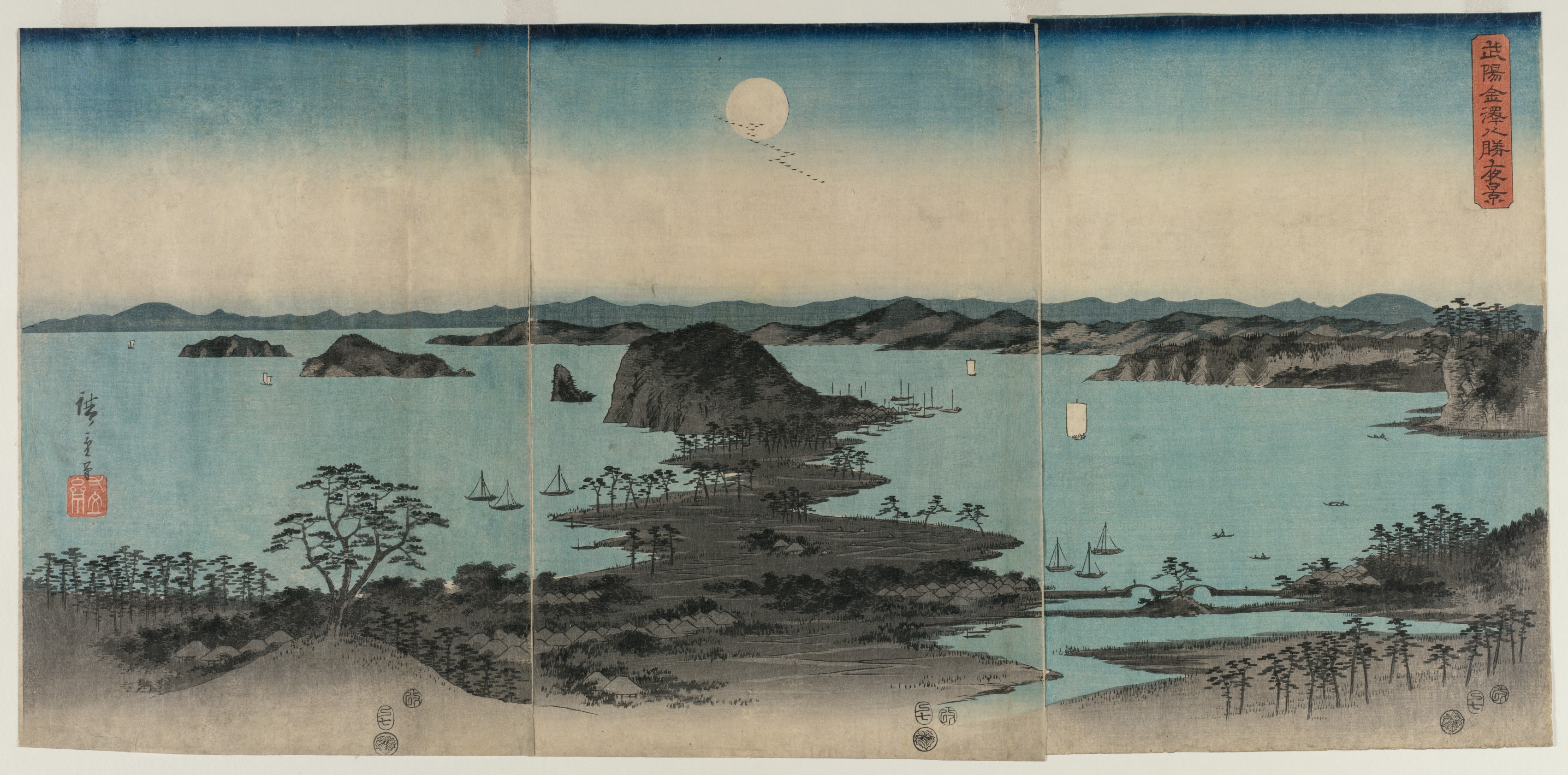 Eight Views of Kanazawa at Night | Cleveland Museum of Art