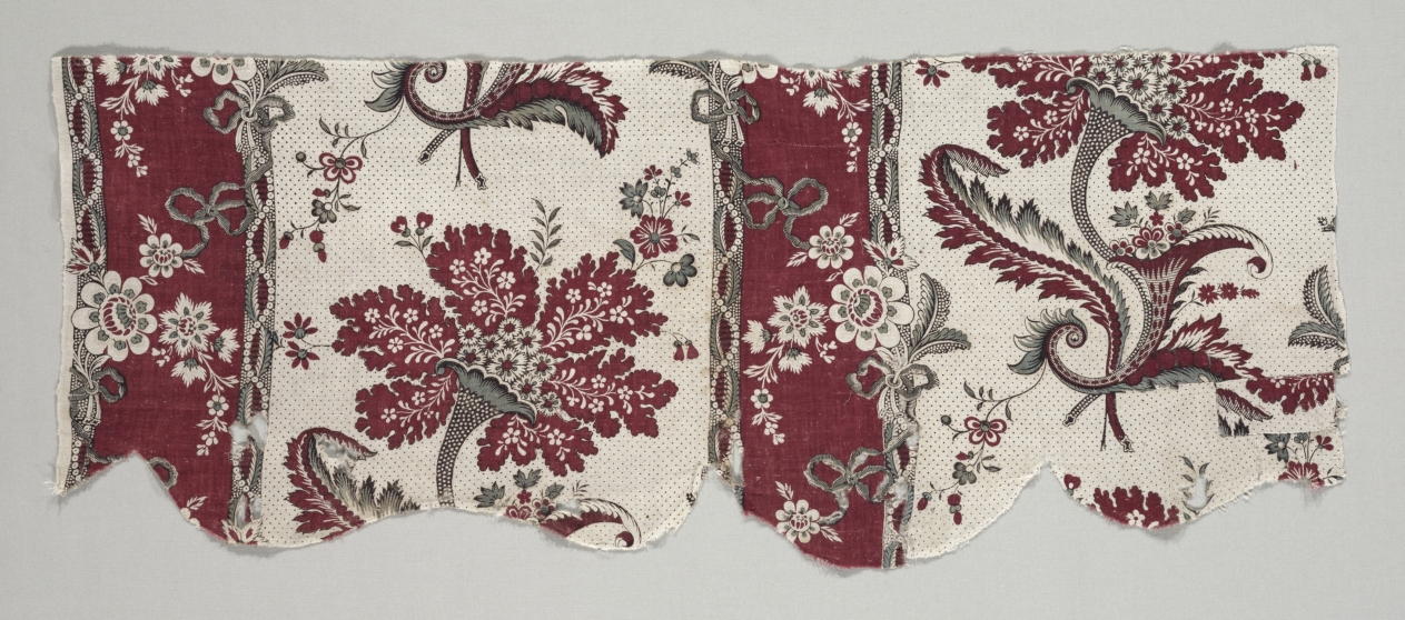 Strip of Woodblock Printed Cotton