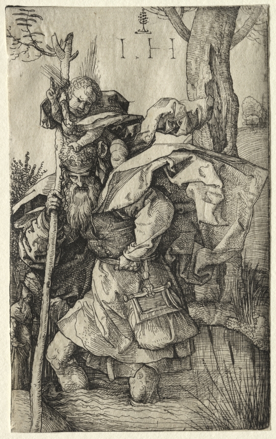 St. Christopher by Hieronymus Hopfer, The Cleveland Museum of Art
