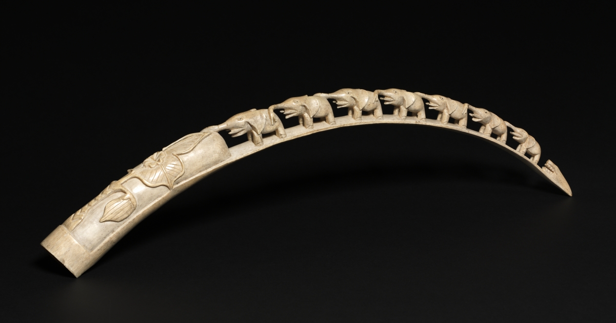"Elephant Bridge" souvenir by Unknown Artist (1900), Elephant ivory at Cleveland Museum of Art