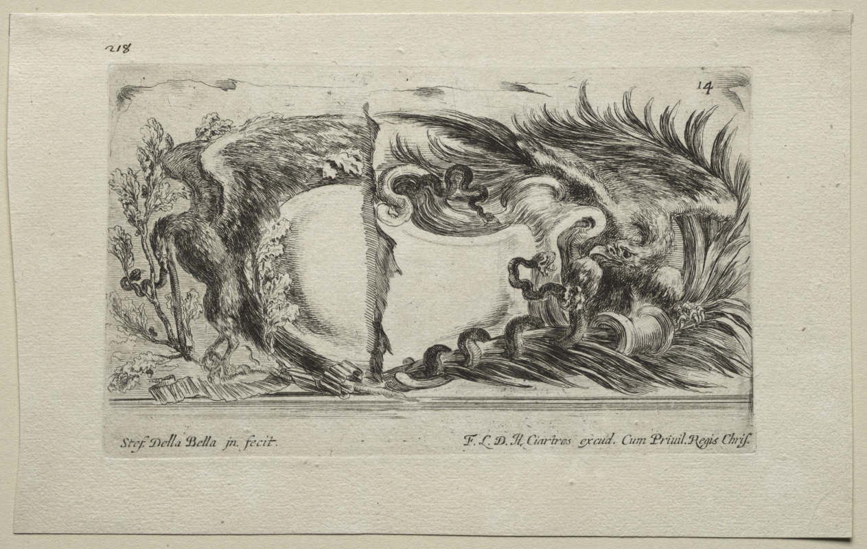 Collection of Various Caprices and New Designs of Cartouches and Ornaments:  No 14