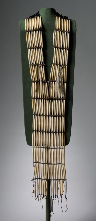 Tubular Bead by Unknown Artist (1500), polished green jade at Cleveland Museum of Art