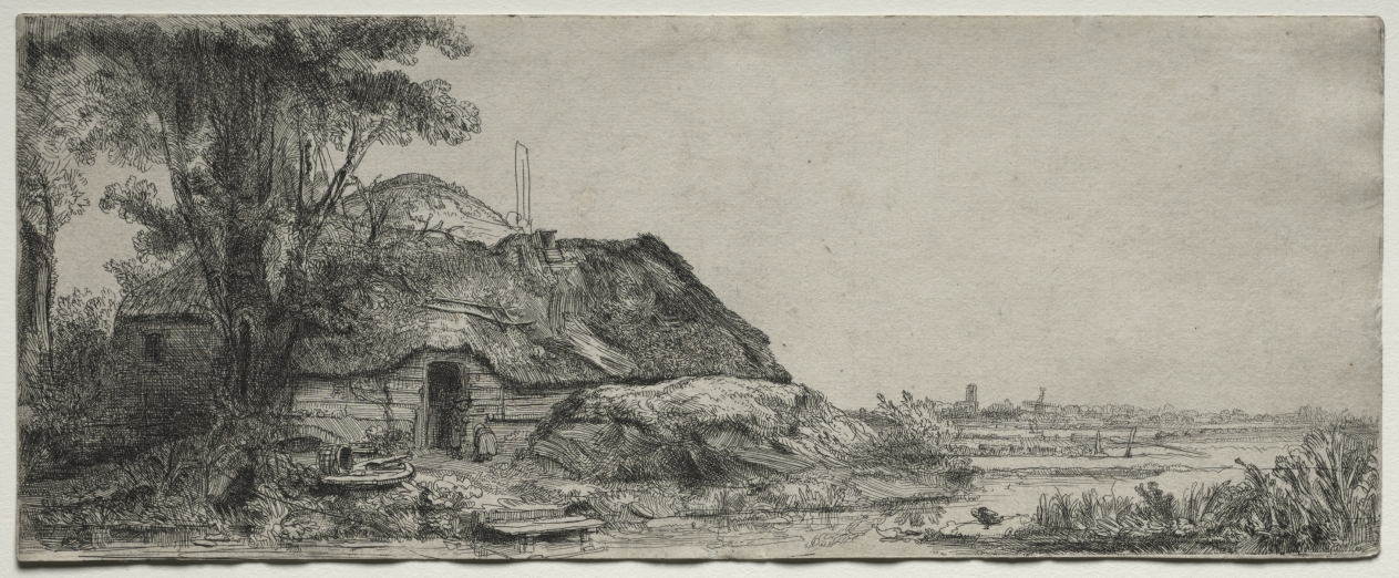 Landscape with a Cottage and a Large Tree