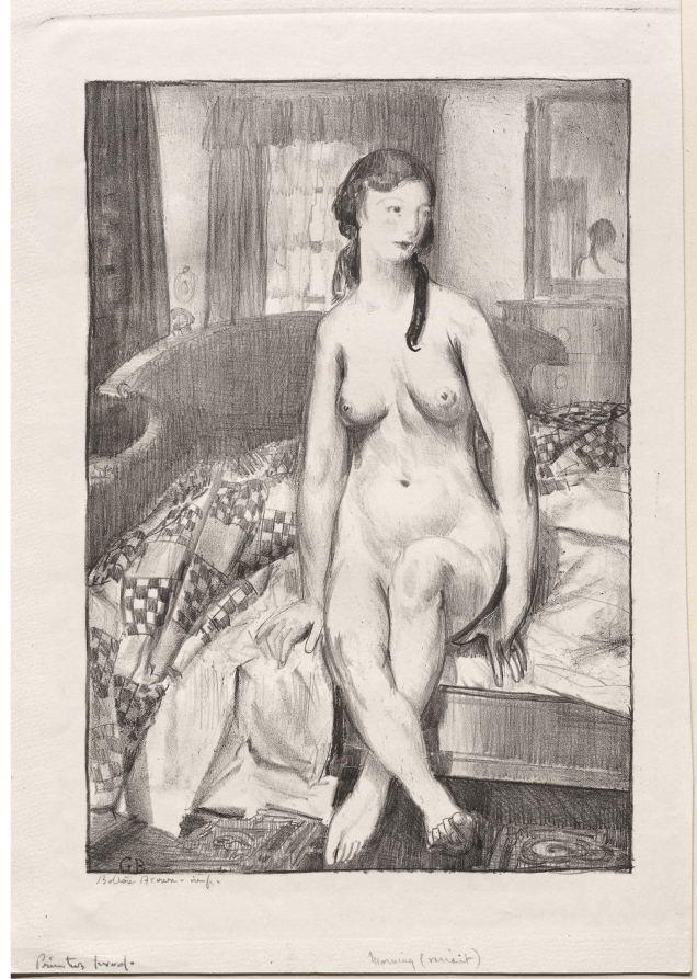 Morning, Nude on Bed, First Stone