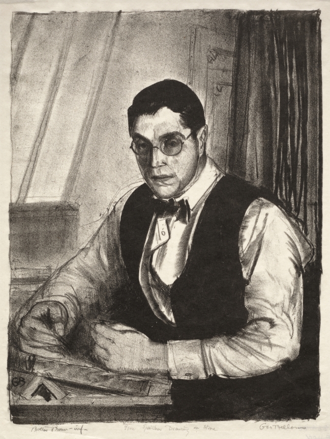 Gene Speicher Drawing on a Stone