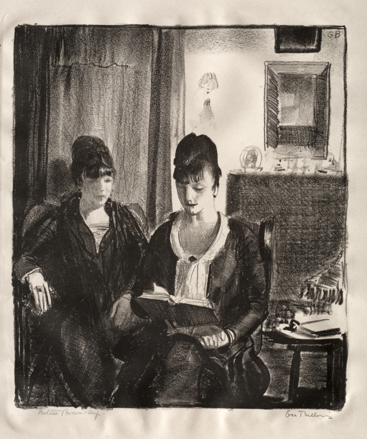 Elsie Reading to Emma, Second Stone