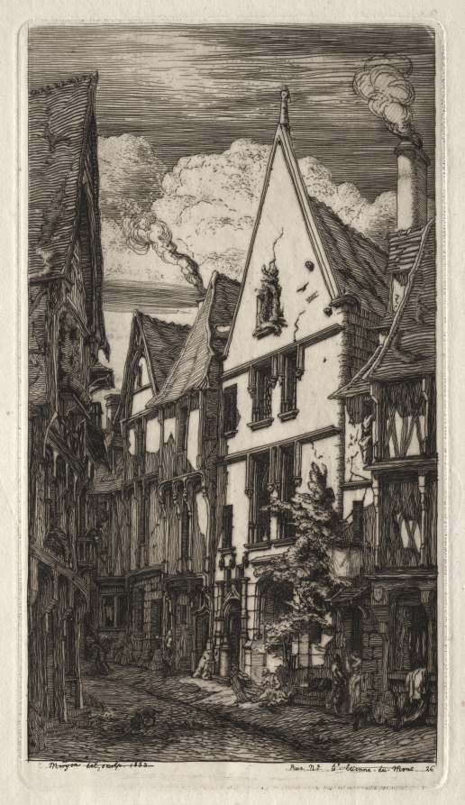 Etchings of Paris:  à Bourges