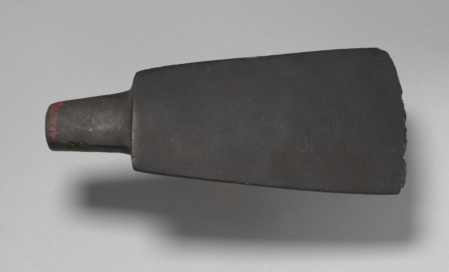 Blade from a Ceremonial Adze by Unknown Artist (1800), stone at Cleveland Museum of Art