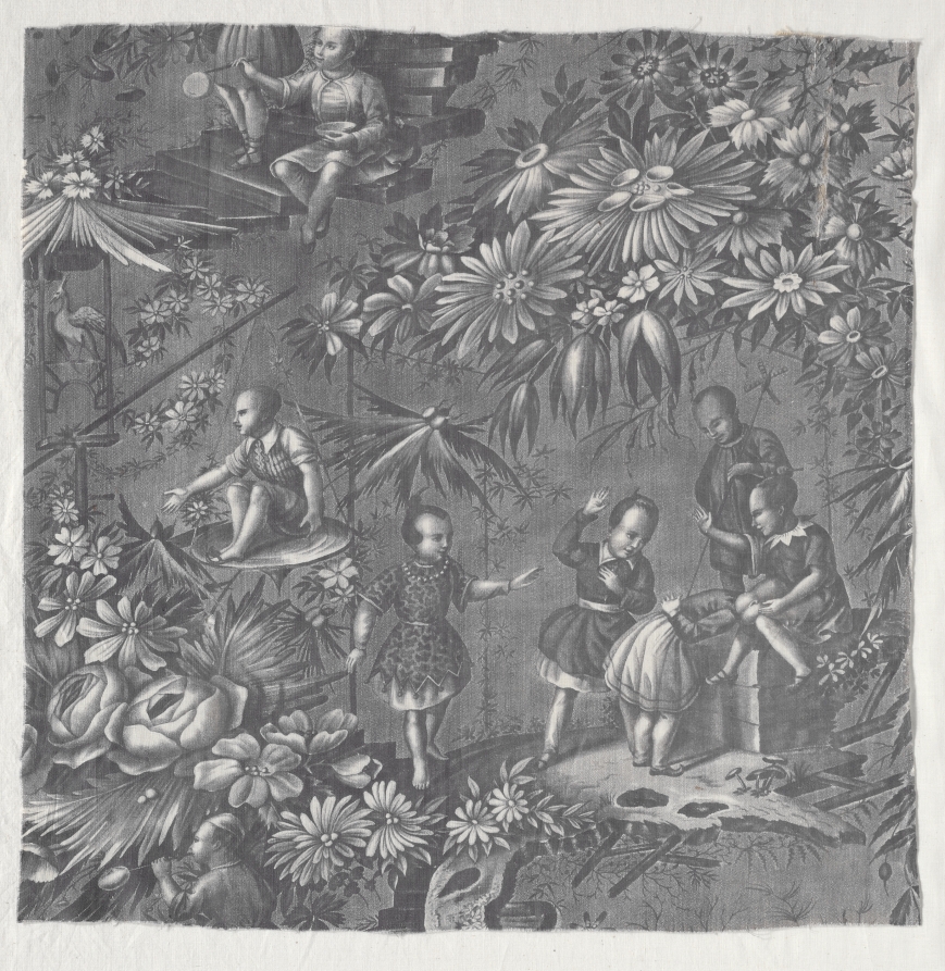 Copperplate Printed Textile