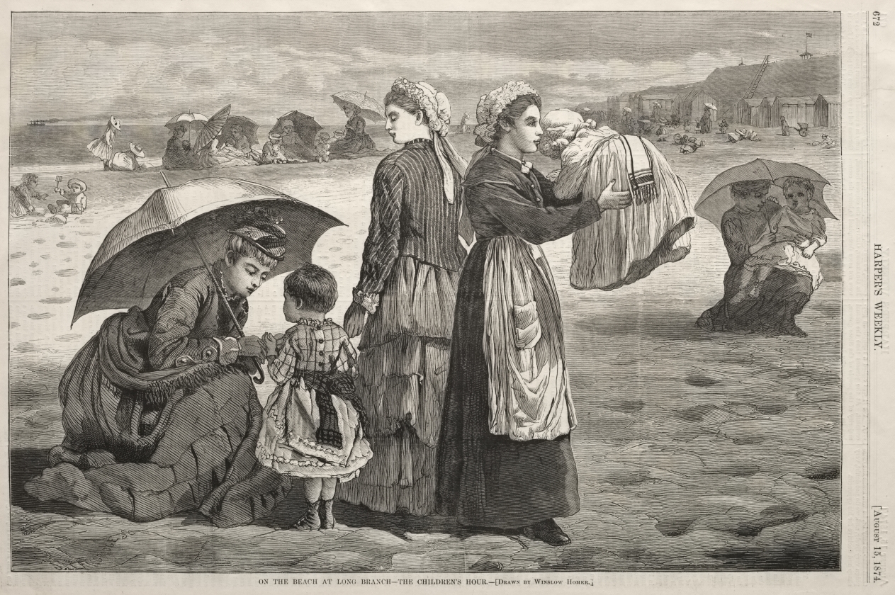 On the Beach at Long Branch - The Children's Hour