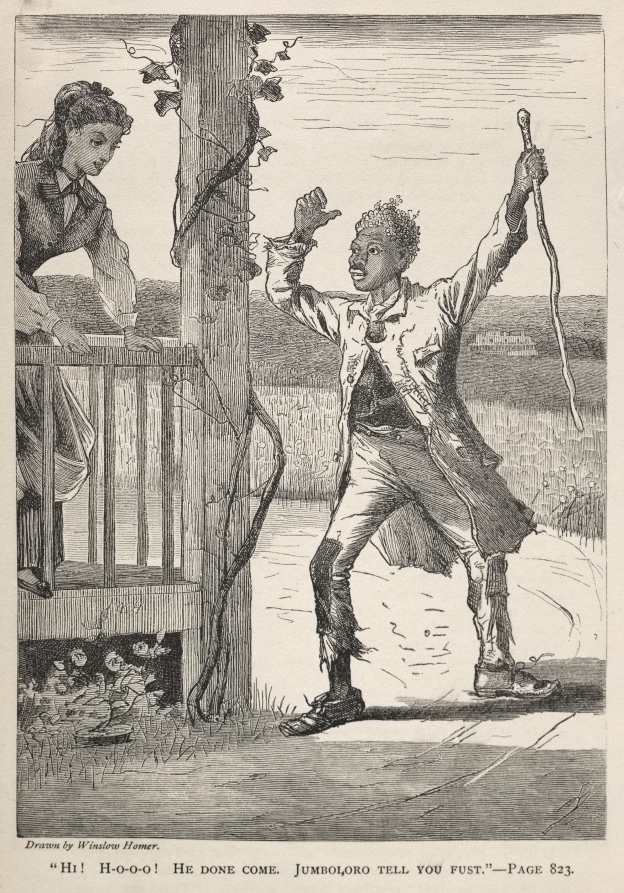 "Hi! H-O-O-O!  He Done Come.  Jumboloro Tell You First."