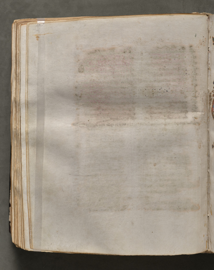 Text, folio 199 (verso), from a Gospel Book with Commentaries