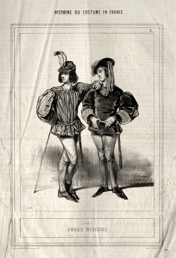 Histoire du Costume en France:  Juges diseurs