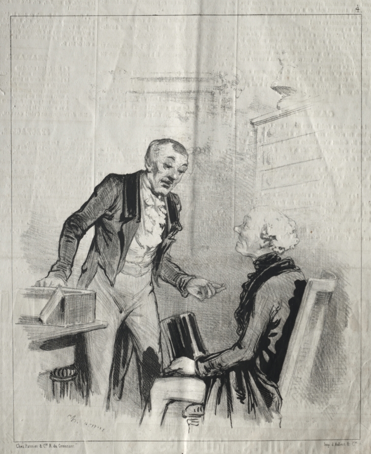 Les Malades et les medicins:  No. 4, Lew Homéopathes