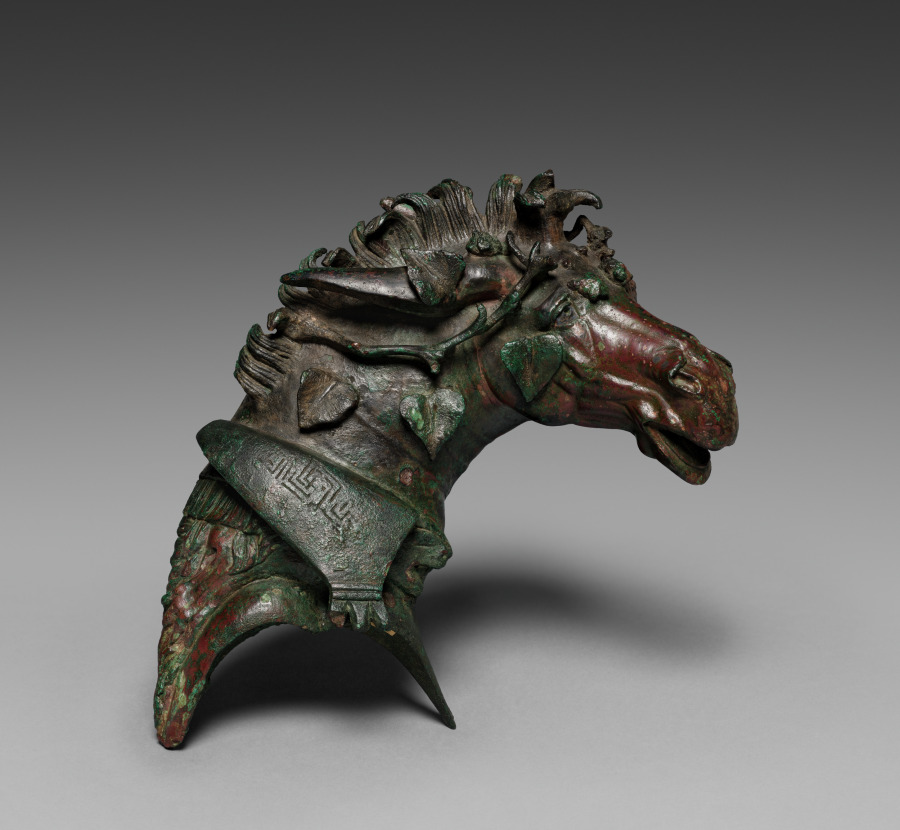 Mule-Head Attachment for a Couch by Unknown Artist (-200), bronze at Cleveland Museum of Art