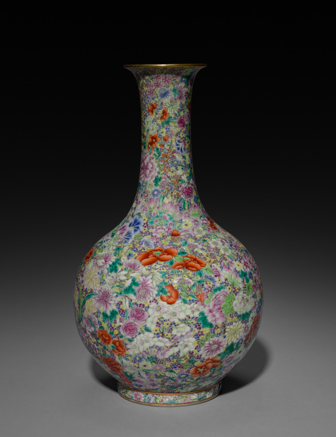 Bottle-Shaped Vase
