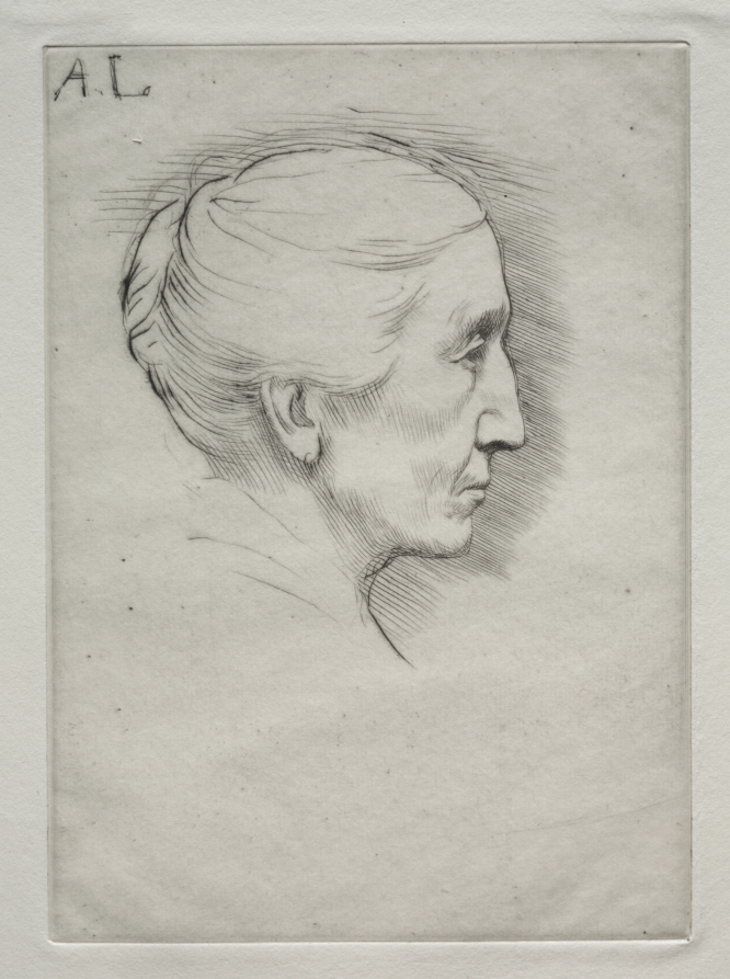 Portrait of Mme. Emily Hughes (1st Plate)