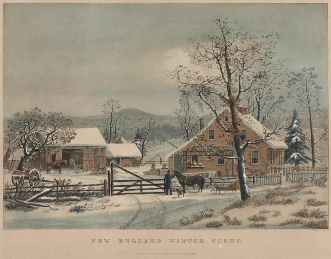 New England Winter Scene