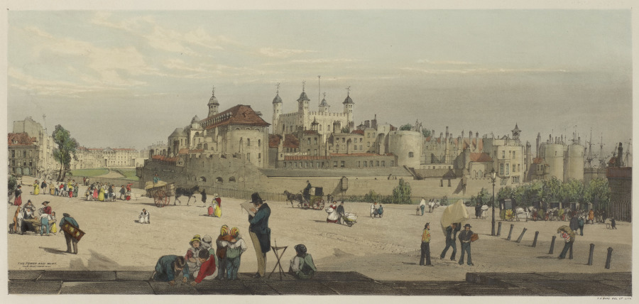 London As It Is:  The Tower and Mint, from Great Tower Hill