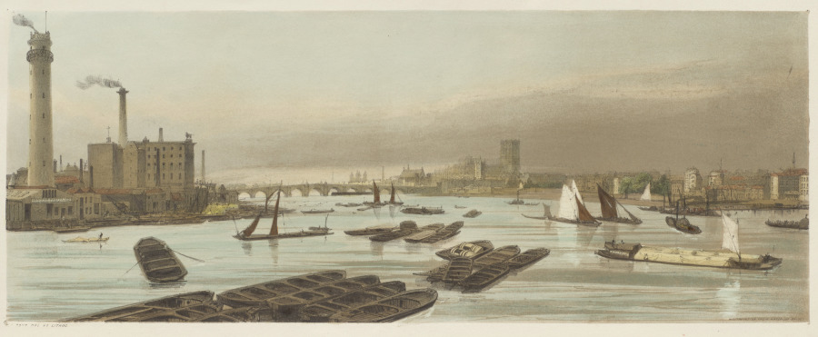 London As It Is:  Westminster, from Waterloo Bridge