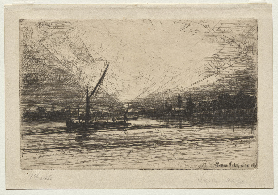 Sunset on the Thames