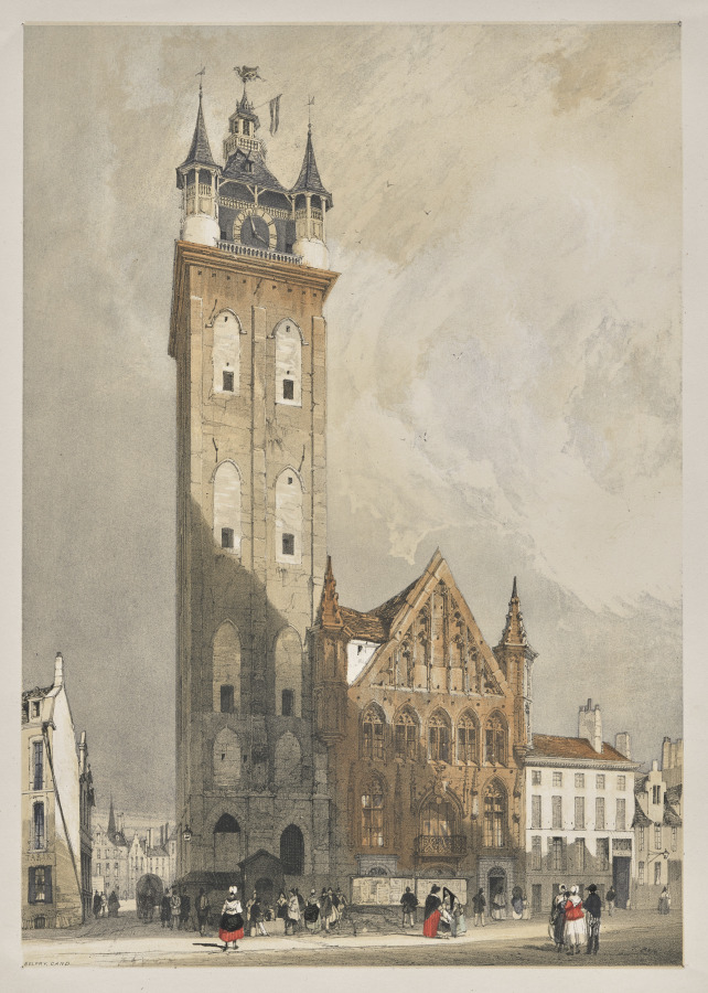 Picturesque Architecture in Paris, Ghent, Antwerp, Rouen:  Belfrey, Ghent, Belgium